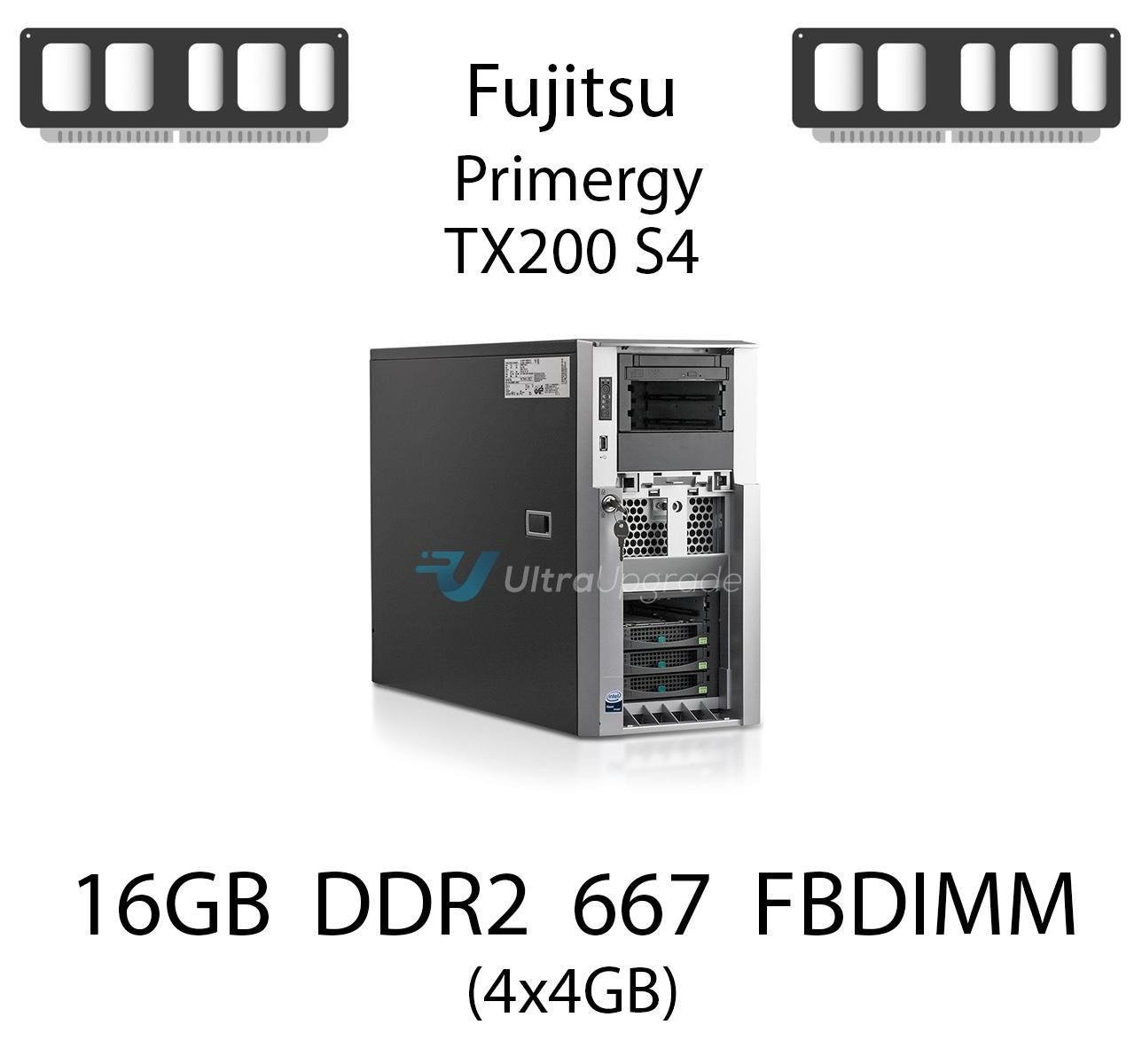 Memorysolution 8GB FSC Primergy TX200 S4 (D2509) (Kit Di 2