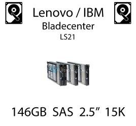 146GB 2.5" dedykowany dysk serwerowy SAS do serwera Lenovo / IBM Bladecenter LS21, HDD Enterprise 15k, 600MB/s - 90Y8944