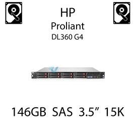 146GB 3.5" dedykowany dysk serwerowy SAS do serwera HP ProLiant DL360 G4, HDD Enterprise 15k, 3072MB/s - 375872-B21