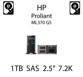 1TB 2.5" dedykowany dysk serwerowy SAS do serwera HP ProLiant ML370 G5, HDD Enterprise 7.2k - 605835-B21
