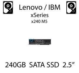 240GB 2.5" dedykowany dysk serwerowy SATA do serwera Lenovo / IBM xSeries x240 M5, SSD Enterprise , 600MB/s - 00WG625 (REF)