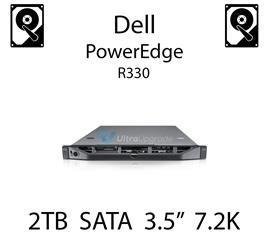 2TB 3.5" dedykowany dysk serwerowy SATA do serwera Dell PowerEdge R330, HDD Enterprise 7.2k, 6Gbps - 835R9 (REF)