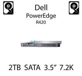 2TB 3.5" dedykowany dysk serwerowy SATA do serwera Dell PowerEdge R420, HDD Enterprise 7.2k, 6Gbps - 835R9 (REF)