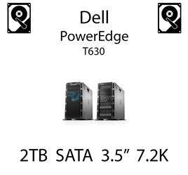 2TB 3.5" dedykowany dysk serwerowy SATA do serwera Dell PowerEdge T630, HDD Enterprise 7.2k, 6Gbps - 835R9 (REF)