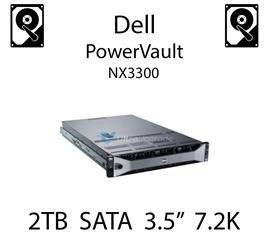 2TB 3.5" dedykowany dysk serwerowy SATA do serwera Dell PowerVault NX3300, HDD Enterprise 7.2k, 6Gbps - 835R9 (REF)