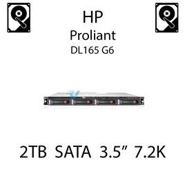 2TB 3.5" dedykowany dysk serwerowy SATA do serwera HP ProLiant DL165 G6, HDD Enterprise 7.2k - 507632-B21