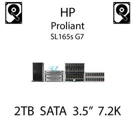 2TB 3.5" dedykowany dysk serwerowy SATA do serwera HP ProLiant SL165s G7, HDD Enterprise 7.2k - 575262-001