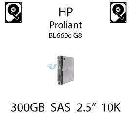 300GB 2.5" dedykowany dysk serwerowy SAS do serwera HP ProLiant BL660c G8, HDD Enterprise 10k, 12Gbps - 785067-B21 (REF)