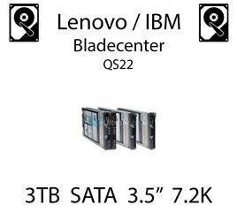 3TB 3.5" dedykowany dysk serwerowy SATA do serwera Lenovo / IBM Bladecenter QS22, HDD Enterprise 7.2k, 300MB/s - 81Y9774