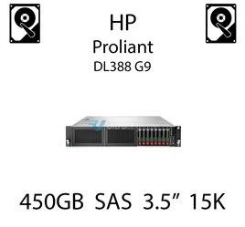 450GB 3.5" dedykowany dysk serwerowy SAS do serwera HP ProLiant DL388 G9, HDD Enterprise 15k, 6Gbps - 652615-B21