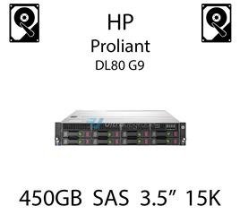 450GB 3.5" dedykowany dysk serwerowy SAS do serwera HP ProLiant DL80 G9, HDD Enterprise 15k, 6Gbps - 652615-B21