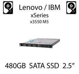 480GB 2.5" dedykowany dysk serwerowy SATA do serwera Lenovo / IBM System x3550 M5, SSD Enterprise , 600MB/s - 00WG630 (REF)