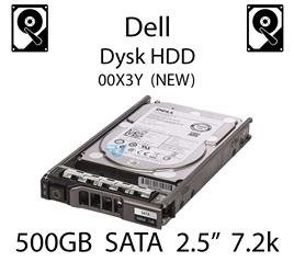 500GB 2.5" dysk serwerowy Dell, SATA, HDD Enterprise 7.2k - 00X3Y