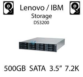 500GB 3.5" dedykowany dysk serwerowy SATA do serwera Lenovo / IBM Storage DS3200, HDD Enterprise 7.2k, 600MB/s - 81Y9786