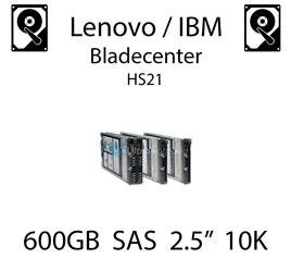 600GB 2.5" dedykowany dysk serwerowy SAS do serwera Lenovo / IBM Bladecenter HS21, HDD Enterprise 10k, 600MB/s - 90Y8872