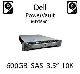 600GB 3.5" dedykowany dysk serwerowy SAS do serwera Dell PowerVault MD3660f, HDD Enterprise 10k, 6Gbps - R752K (REF)