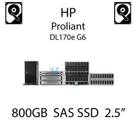 800GB 2.5" dedykowany dysk serwerowy SAS do serwera HP ProLiant DL170e G6, SSD Enterprise  - 802584-S21