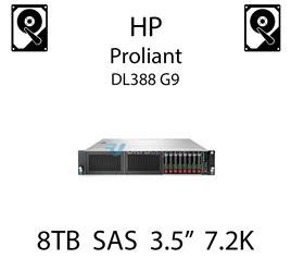 8TB 3.5" dedykowany dysk serwerowy SAS do serwera HP ProLiant DL388 G9, HDD Enterprise 7.2k, 1200MB/s - 793703-B21