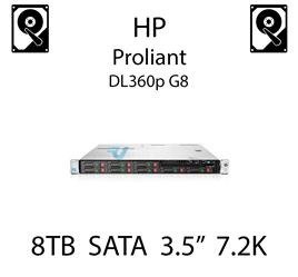 8TB 3.5" dedykowany dysk serwerowy SATA do serwera HP ProLiant DL360p G8, HDD Enterprise 7.2k, 6Gbps - 793695-B21