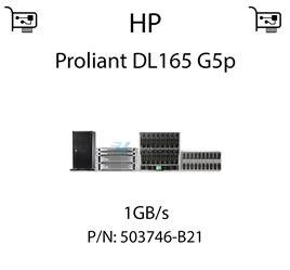 Karta sieciowa  1GB/s dedykowana do serwera HP Proliant DL165 G5p - 503746-B21