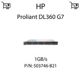Karta sieciowa  1GB/s dedykowana do serwera HP Proliant DL360 G7 - 503746-B21