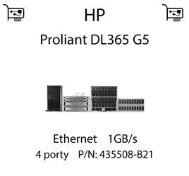 Karta sieciowa Ethernet 1GB/s dedykowana do serwera HP Proliant DL365 G5 - 435508-B21