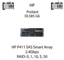 Kontroler RAID HP P411 SAS Smart Array, 2.4Gbps - 578229-B21