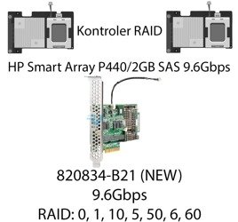 Kontroler RAID HP Smart Array P440/2GB SAS 9.6Gbps - 820834-B21