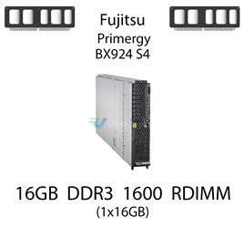 Pamięć RAM 16GB DDR3 dedykowana do serwera Fujitsu Primergy BX924 S4, RDIMM, 1600MHz, 1.35V