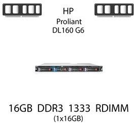 Pamięć RAM 16GB DDR3 dedykowana do serwera HP ProLiant DL160 G6, RDIMM, 1333MHz, 1.5V