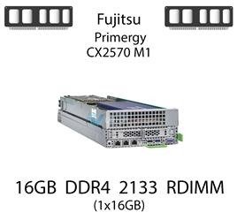 Pamięć RAM 16GB DDR4 dedykowana do serwera Fujitsu Primergy CX2570 M1, RDIMM, 2133MHz, 1.2V, 2Rx4 - S26361-F3843-E516
