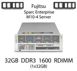 Pamięć RAM 32GB DDR3 dedykowana do serwera Fujitsu Sparc Enterprise M10-4 Server, RDIMM, 1600MHz, 1.35V