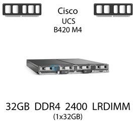 Pamięć RAM 32GB DDR4 dedykowana do serwera Cisco UCS B420 M4, LRDIMM, 2400MHz, 1.2V, 2Rx4