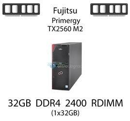 Pamięć RAM 32GB DDR4 dedykowana do serwera Fujitsu Primergy TX2560 M2, RDIMM, 2400MHz, 1.2V, 2Rx4 - 38047968