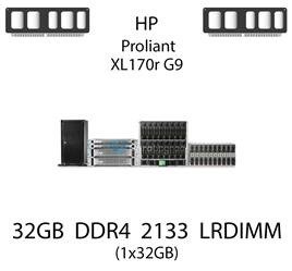 Pamięć RAM 32GB DDR4 dedykowana do serwera HP ProLiant XL170r G9, LRDIMM, 2133MHz, 1.2V, 4Rx4 - 726722-B21
