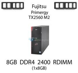 Pamięć RAM 8GB DDR4 dedykowana do serwera Fujitsu Primergy TX2560 M2, RDIMM, 2400MHz, 1.2V, 1Rx4 - S26361-F3934-L511